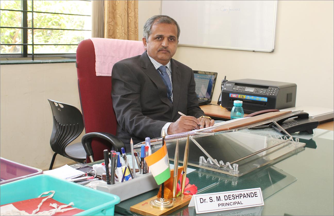 Dr. S M Deshpande, dean/principal of Marathwada Mitra Mandals College of Engineering, Pune